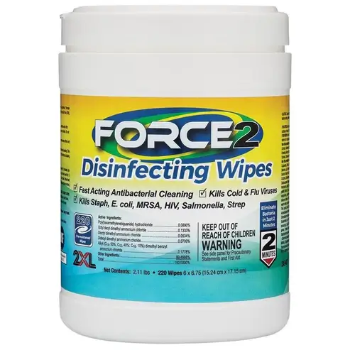 Disinfecting Wipes Force2 fast-acting