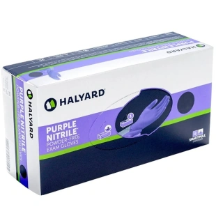 HALYARD Purple Nitrile Powder …