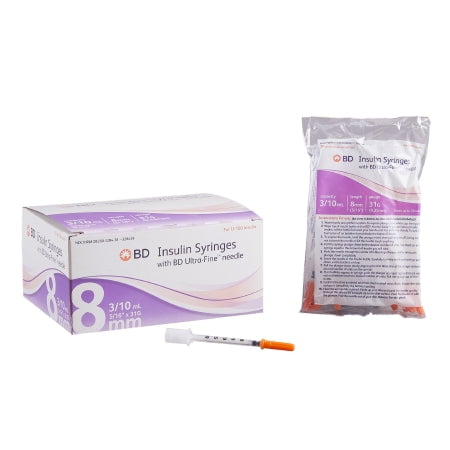BD 328438 Ultra-Fine™ 0.3 mL 31" 5/16" Insulin Syringe with Needle