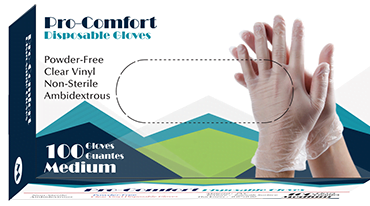 Pro Comfort Disposable Gloves MEDIUM