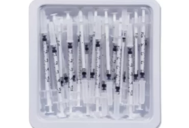 BD 305540 Allergy Tray PrecisionGlide 1 mL 27 Gauge 1/2 Inch Attached Needle NonSafety 40/CS