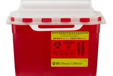 BD 305517 BD™ 12 H X 12 W X 4-4/5 D Inch Sharps Container
