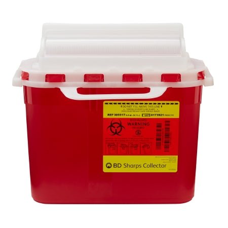 BD 305517 BD™ 12 H X 12 W X 4-4/5 D Inch Sharps Container