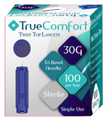 True Comfort Pro Twist Top Lancets 30G