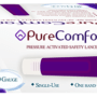 60003 0125 56 pure comfort safety lancets twist top 30g 3d box
