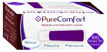 Pure Comfort Safety Lancets 30G 100ct