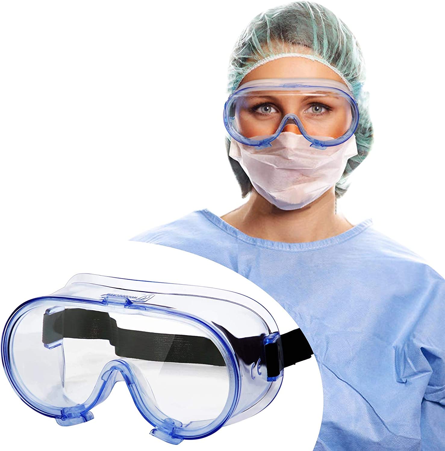 Safety Goggles Eye Protection-…