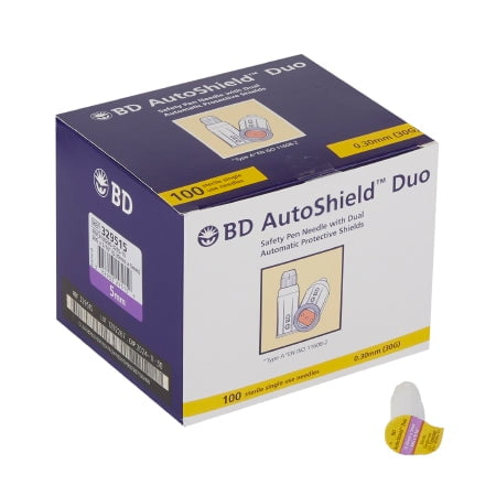BD 329515 AutoShield Duo™ 30 Gauge 5 mm Insulin Pen Needle