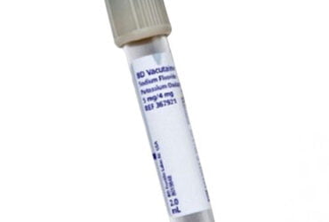 BD 367922 Vacutainer Fluoride Tubes 13 X 75 mm 4.0 mL Hemogard 1000/CS