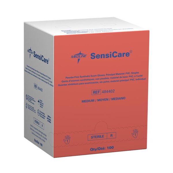Medline 484403 SensiCare Powder-Free Stretch Vinyl Sterile Exam