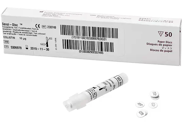 BD 231660 Antimicrobial Susceptibility Test Disc BBL Sensi-Disc Ampicillin with sulbactam 10 µg 10/BX
