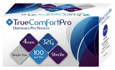 True Comfort Pro Pen Needles 4MM 32G