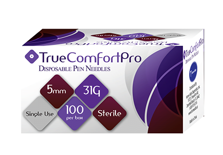 True Comfort Pro Pen Needles 5MM 31G