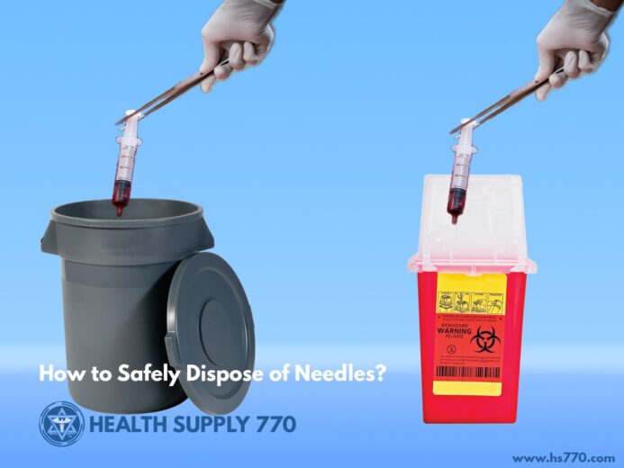 Safely Dispose of Needles