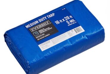 Everbilt 6 ft x 8 ft Brown/Silver Heavy Duty Tarp