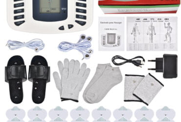 EMS Tens Massage Unit +16 Pads Electrical Pulse Full Body Relax Muscle Therapy