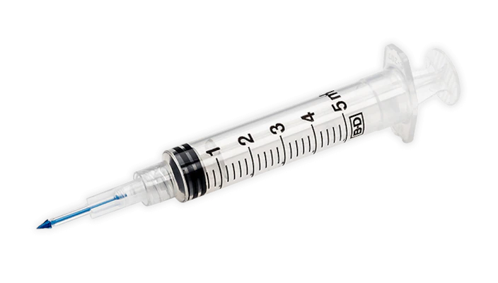 BD 303403  5 mL syringe with I…