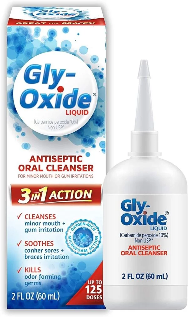 Gly-Oxide Alcohol-Free Antiseptic Mouth Sore Rinse