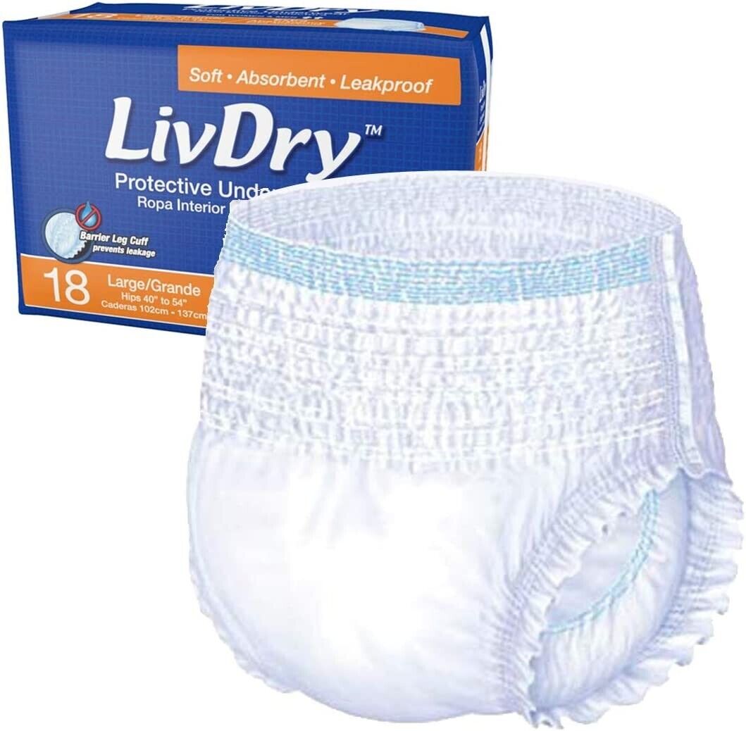 LivDry Adult Incontinence...