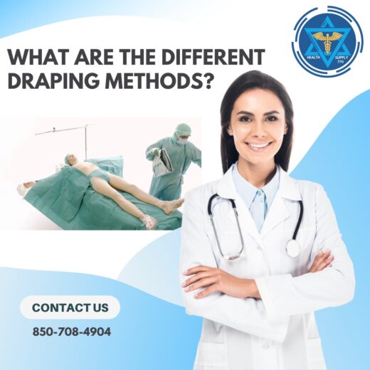 What are the different draping methods in surgery