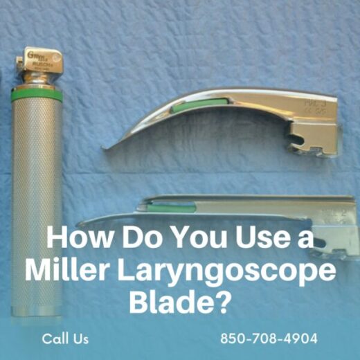 How do you use a Miller laryngoscope blade