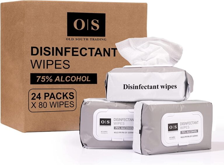 Old South Trading Disinfecting Alcohol Wipes - 1 Case/24 Packs (1,920 Wipes