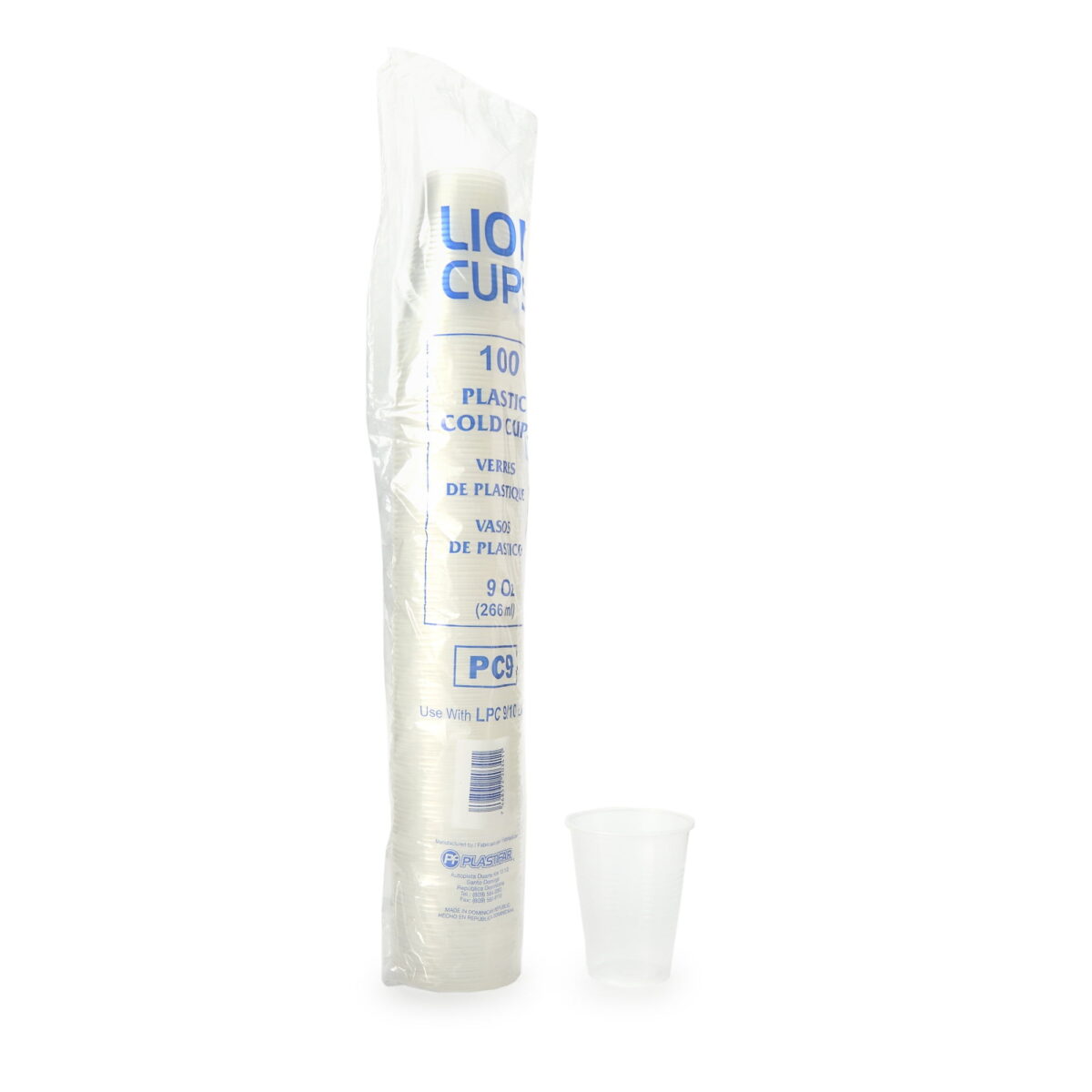 Drinking Cup 9 oz. Plastic Disposable