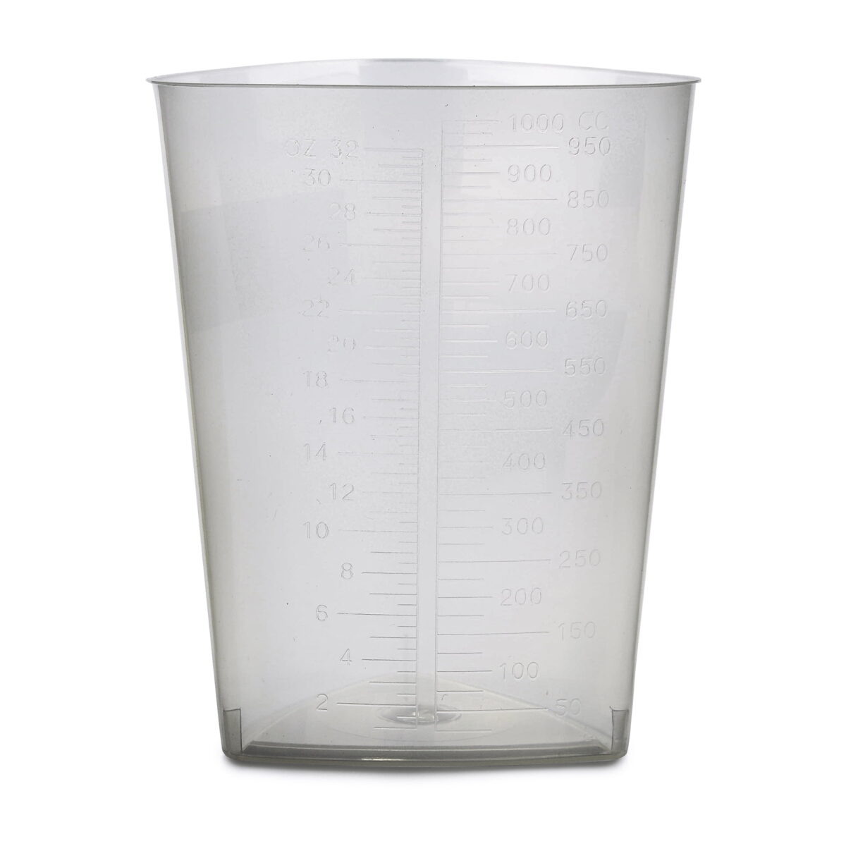 Graduated Container McKesson Triangular Polypropylene 1000 mL 32 oz.