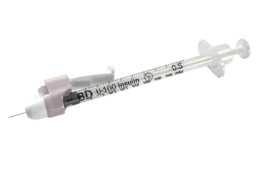 BD 305932 Syringe 1/2cc 29 Gauge 1/2 Inch SAF GL 400/CS
