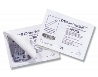 BD 309701 Syringe 1cc Luer Slip Tip STR LTX FRE 300/CS