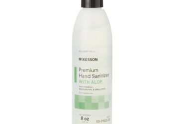 Hand Sanitizer with Aloe McKesson Premium 8 oz. Ethyl Alcohol Gel Bottle