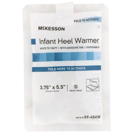 Instant Infant Heel Warmer McKesson Heel One Size Fits Most Nylon Cover Polyethylene Disposable