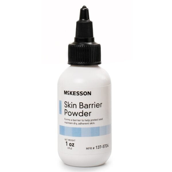 Ostomy Barrier Powder McKesson 1 oz. Puff Bottle Protective Skin Barrier