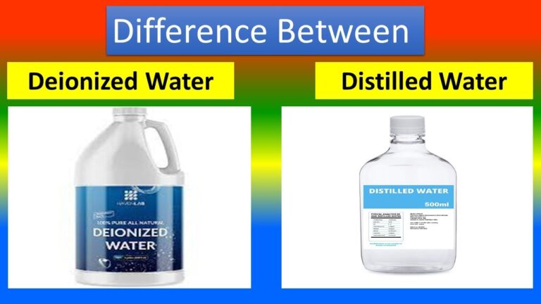 What is the difference between sterile, distilled, and de-ionized water?