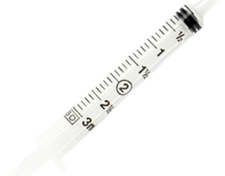 BD 309656 Syringe 3cc LL Slip Tip w/o Needle Shelf Pack 800/CS