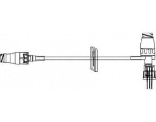 ICU Medical A1048 - SET, EXT, SMBRE, T-CONCTR, CLMP, LUER LOCK, 6", 50/CS