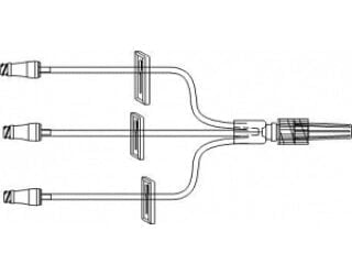 ICU Medical B33540 - SET, SMLBRE, TRIFSE, CLAMPS, ROT LUER, 4", 50/CS