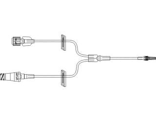 ICU Medical MC33411 - SET, EXT, CLAMPS, LUER LOCK, TUBING, 6", 50 EA/CS