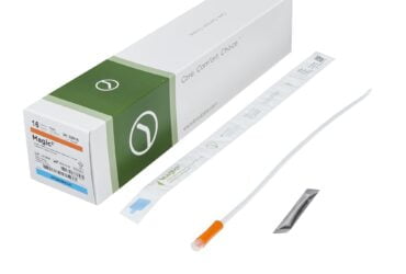 Bard 843628 Urethral Catheter Magic3 Coude Tip Hydrophilic Coated Silicone 16 Fr. 16 Inch