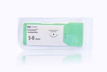 Covidien dtronic SN1995: 5-0 MEDTRONIC MONOSOF BLACK 18" PC-12 CONVENTIONAL CUTTING 12/BX