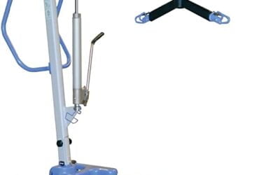 Joerns Hoyer Advance Portable Patient Lift | Hydraulic Power | Lightweight and Robust | Safe Working Load 340 Lbs.