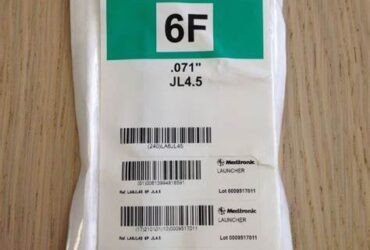 Medtronic LA6JL45 - 6 Fr JL 4.5 Left Standard Launcher Coronary Guide Catheter