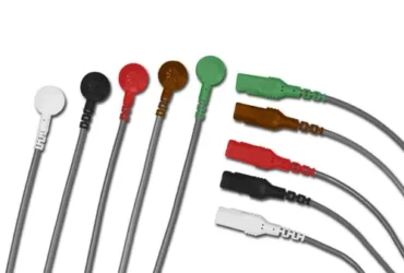 ConMed FSR 5 Lead Shielded Safety Leadwires 5/PK