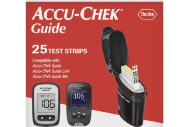 Roche Diagnostics 07453710001 Accu-Chek Guide 25 Ct Blood Glucose Test Strips 25/BX