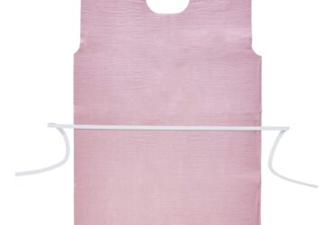 GRAHAM MEDICAL TISSUE/POLY/TISSUE EXAMINATION GOWN-Exam Gown, TPT, 30″ x 42″, Mauve