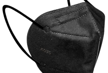 Aoshang High-Performance KN95 Disposable Face Mask with Ear Loops Black (50/BX)