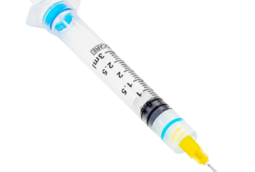 Sol-Millennium 100074IM Safety Hypodermic Syringe with Needle 3 mL 1 Inch 20 Gauge (800/CS)