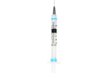 Sol-Millennium 100085IM Safety Hypodermic Syringe with Needle 3 mL 1 Inch 22 Gauge (800/CS)