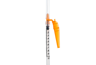Sol-Millennium 12515SN 1 mL Luer Lock Syringe w/Safety Needle 1-1/2 Inch 25 Gauge (300/CS)