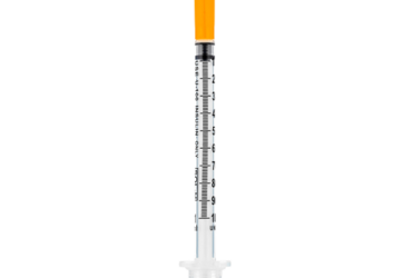 Sol-Millennium 1613051B Standard Insulin Syringe with Needle 1 mL 5/16 Inch 30 Gauge (1000/CS)